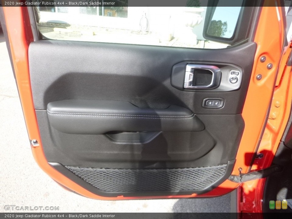 Black/Dark Saddle Interior Door Panel for the 2020 Jeep Gladiator Rubicon 4x4 #133232319