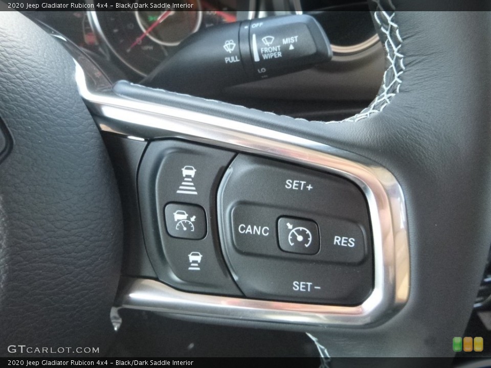Black/Dark Saddle Interior Steering Wheel for the 2020 Jeep Gladiator Rubicon 4x4 #133232424