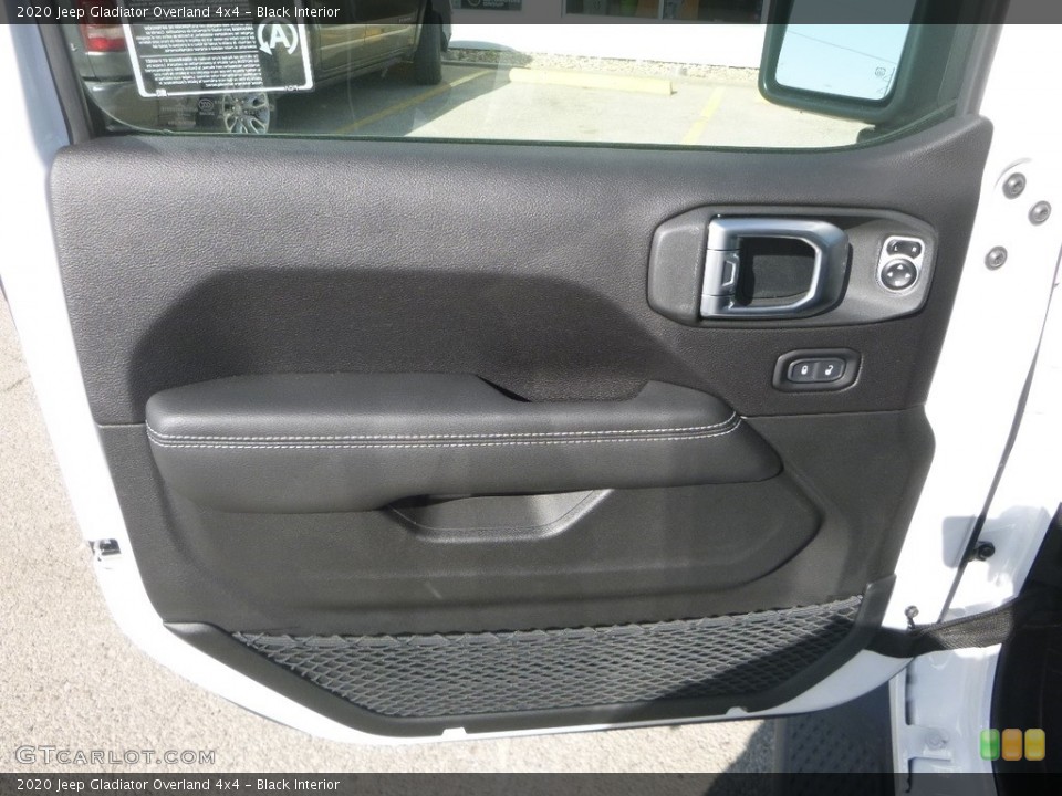 Black Interior Door Panel for the 2020 Jeep Gladiator Overland 4x4 #133232733