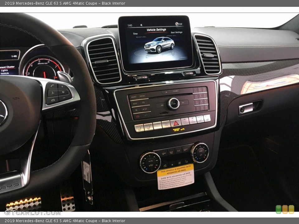 Black Interior Controls for the 2019 Mercedes-Benz GLE 63 S AMG 4Matic Coupe #133239774