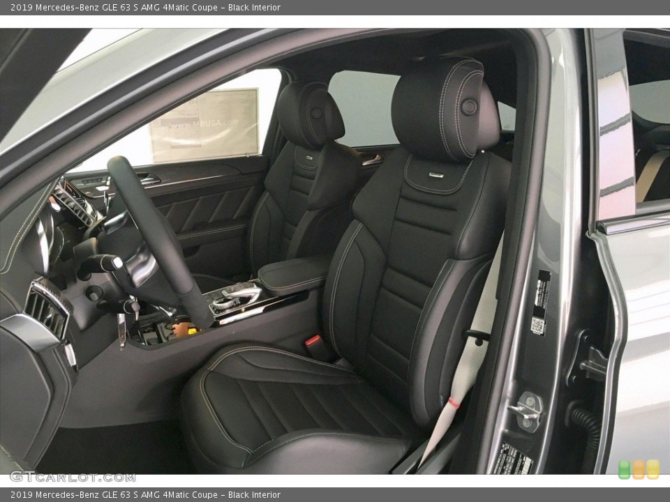Black Interior Front Seat for the 2019 Mercedes-Benz GLE 63 S AMG 4Matic Coupe #133240017