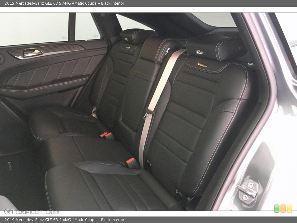 Black Interior Rear Seat for the 2019 Mercedes-Benz GLE 63 S AMG 4Matic Coupe #133240044
