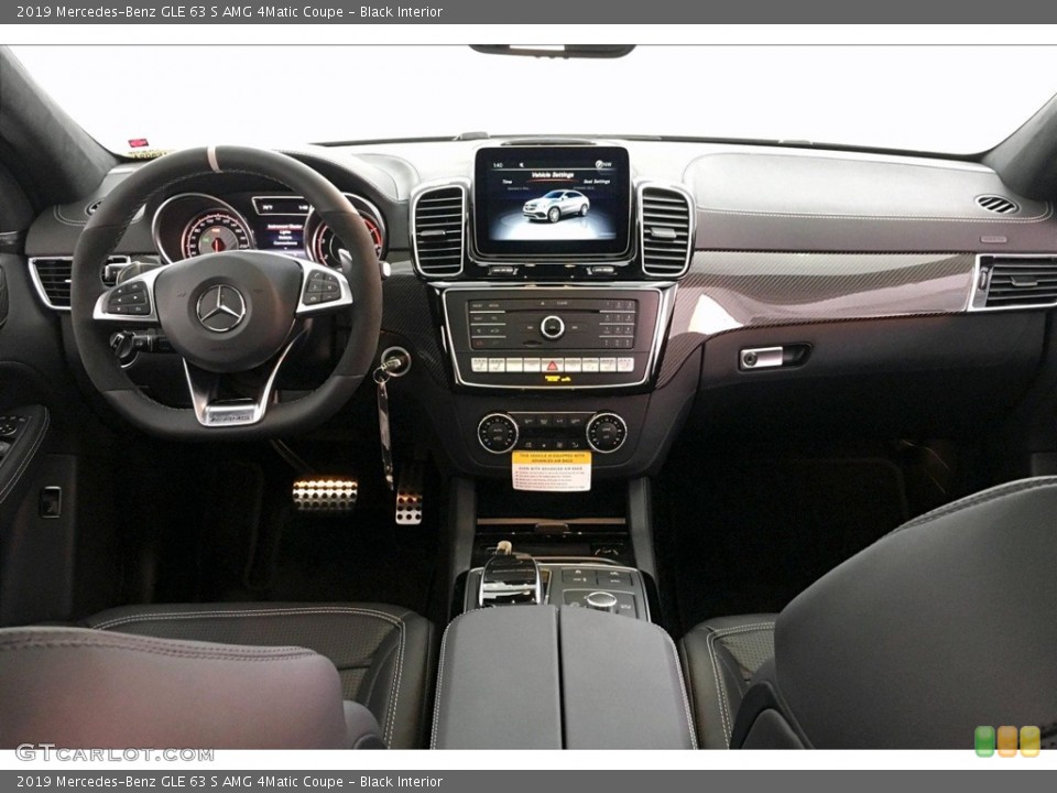 Black Interior Dashboard for the 2019 Mercedes-Benz GLE 63 S AMG 4Matic Coupe #133240110