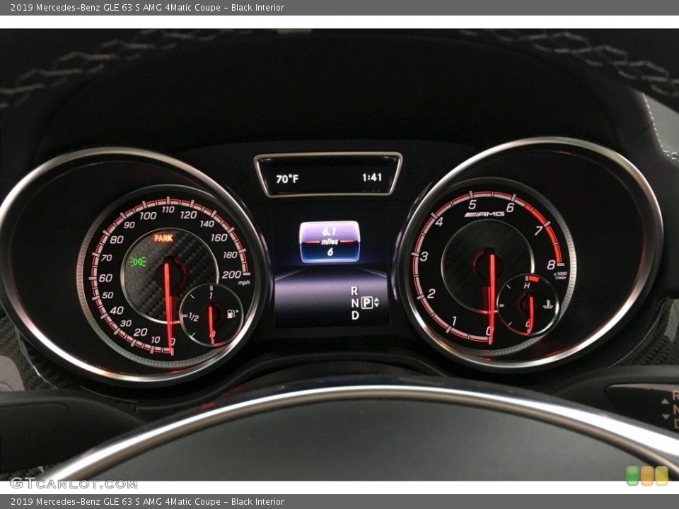 Black Interior Gauges for the 2019 Mercedes-Benz GLE 63 S AMG 4Matic Coupe #133240215