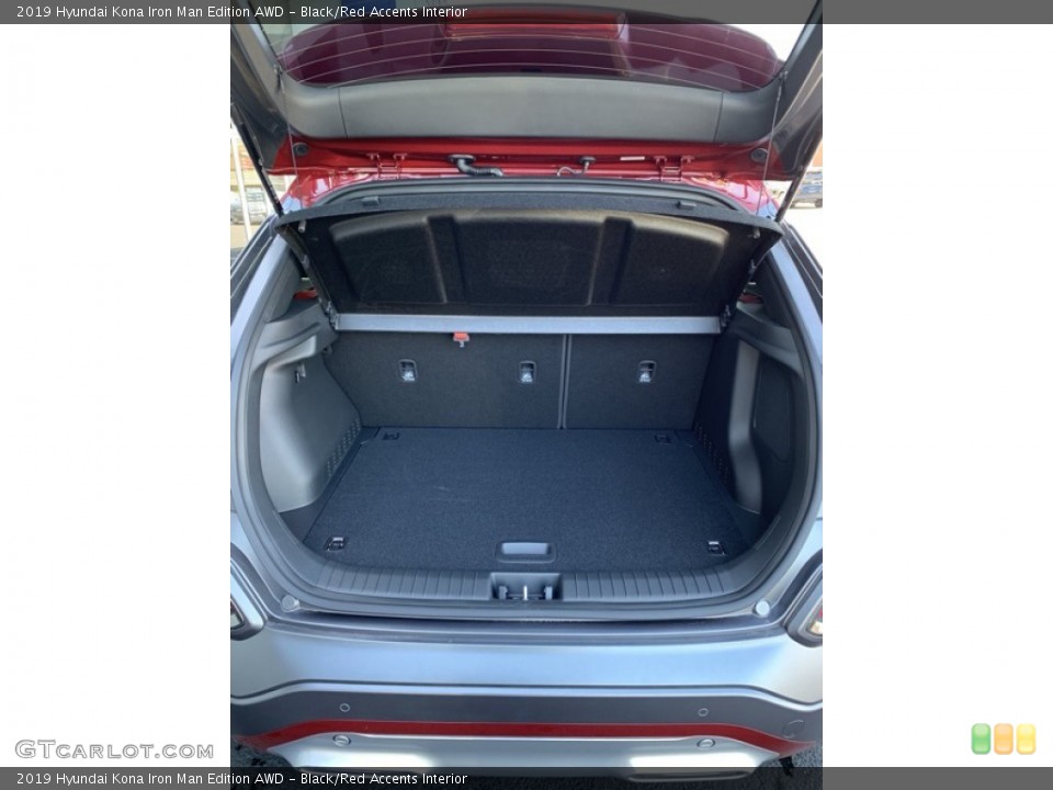 Black/Red Accents Interior Trunk for the 2019 Hyundai Kona Iron Man Edition AWD #133242963