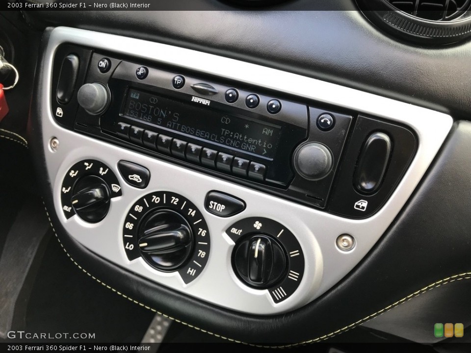Nero (Black) Interior Controls for the 2003 Ferrari 360 Spider F1 #133249649
