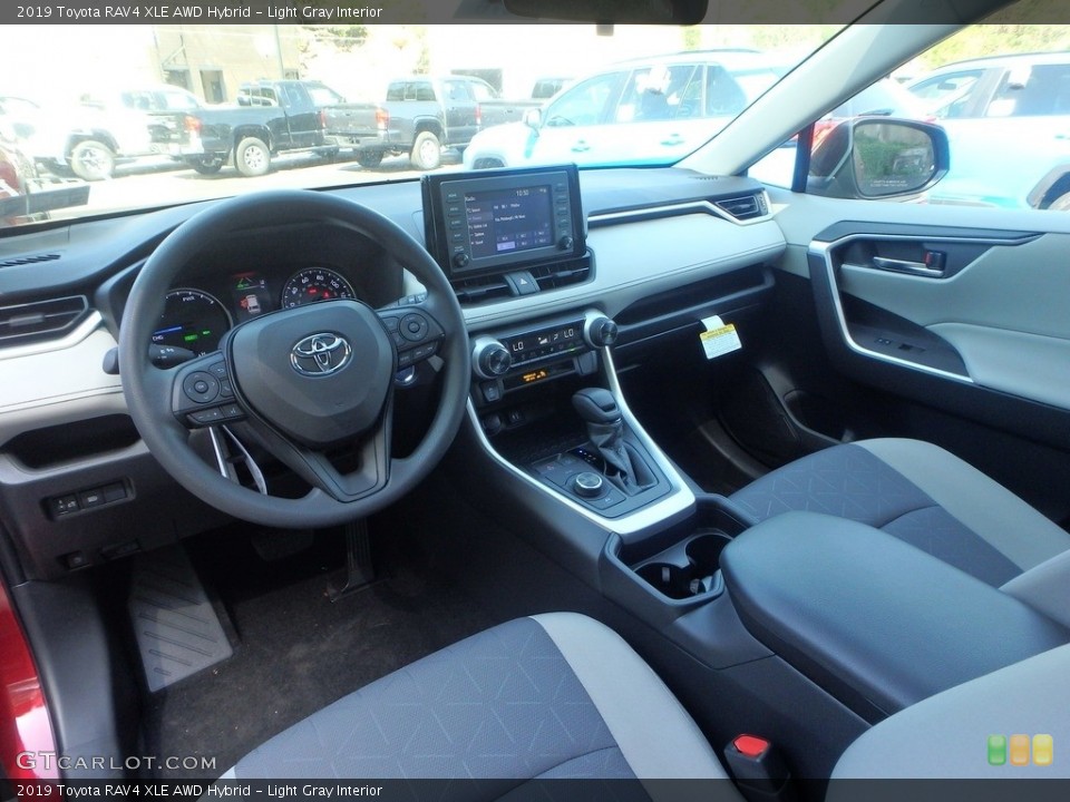 Light Gray Interior Front Seat For The 2019 Toyota Rav4 Xle