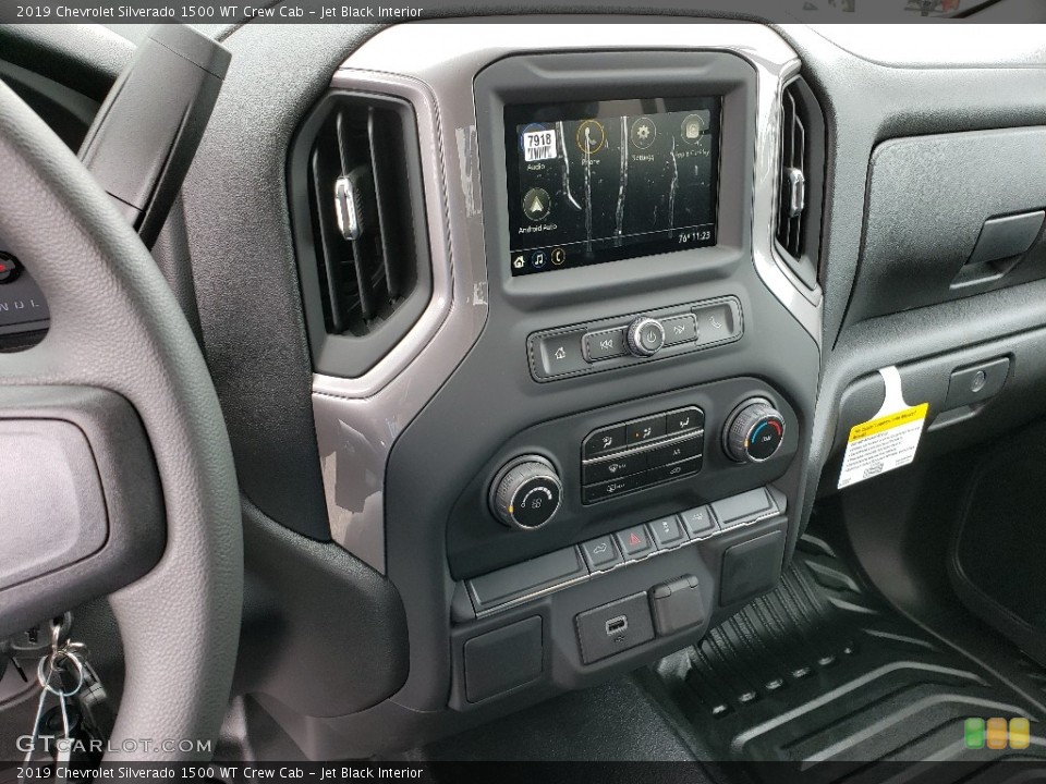Jet Black Interior Controls for the 2019 Chevrolet Silverado 1500 WT Crew Cab #133261199