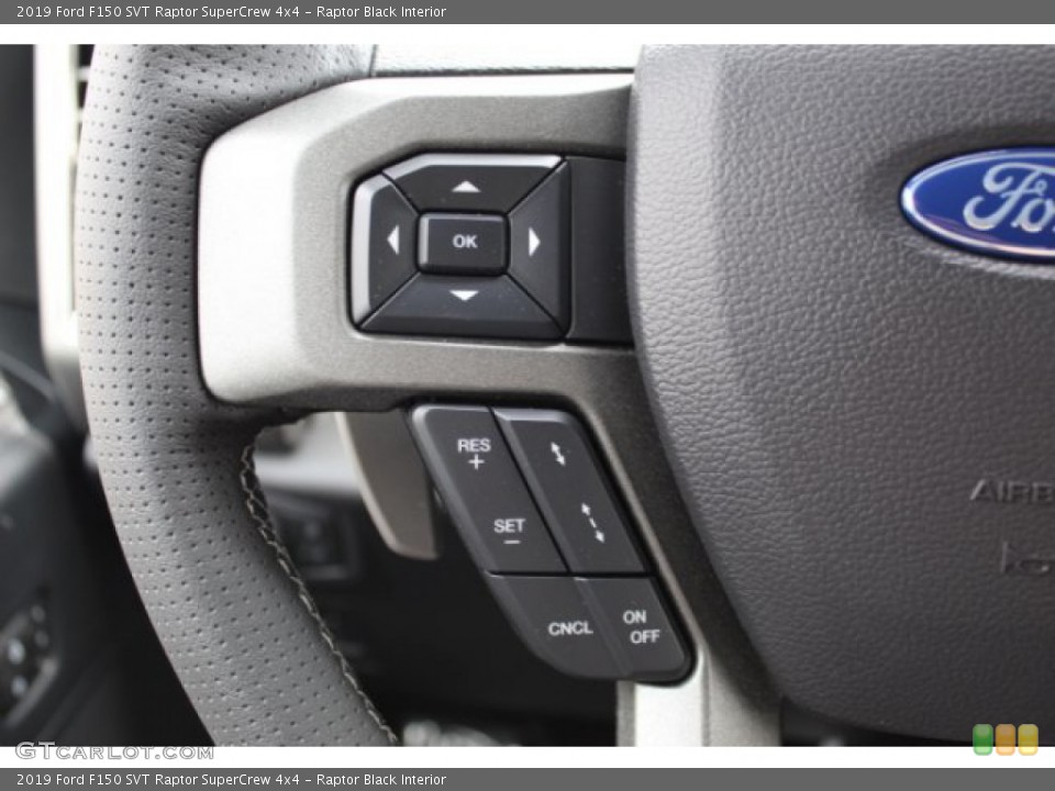 Raptor Black Interior Steering Wheel for the 2019 Ford F150 SVT Raptor SuperCrew 4x4 #133270027