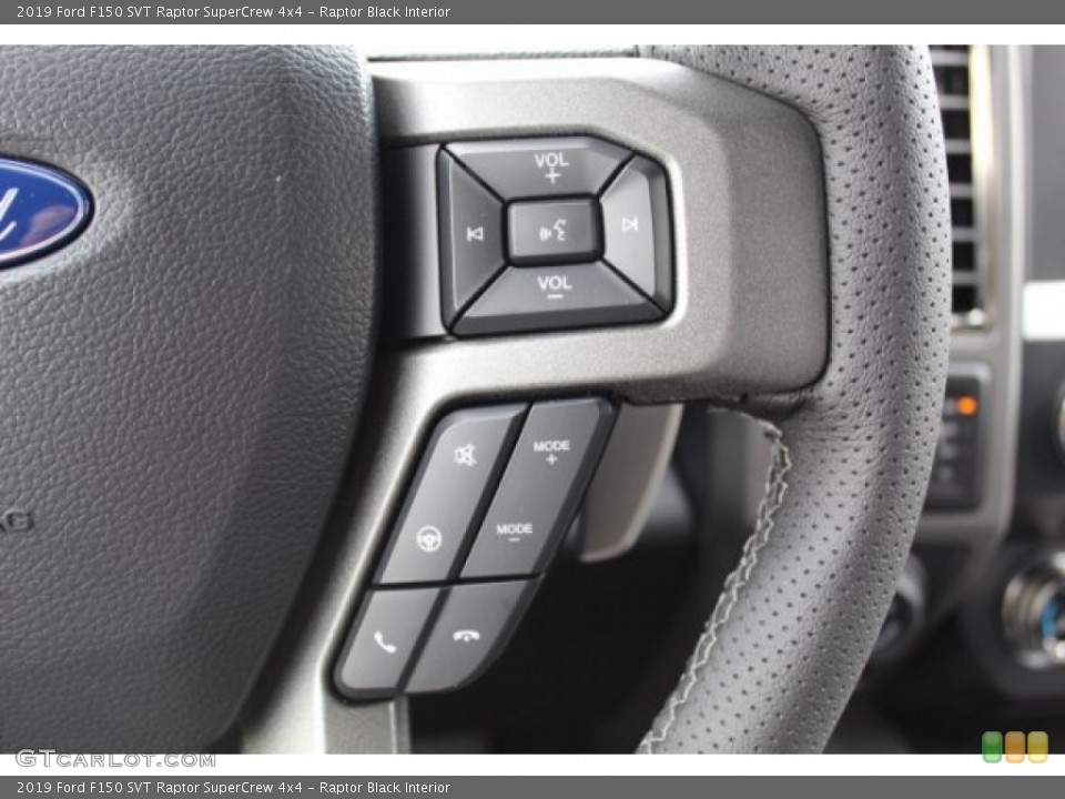 Raptor Black Interior Steering Wheel for the 2019 Ford F150 SVT Raptor SuperCrew 4x4 #133270051