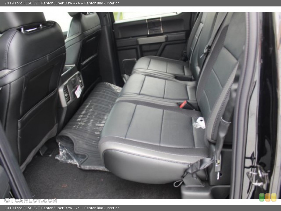 Raptor Black Interior Rear Seat for the 2019 Ford F150 SVT Raptor SuperCrew 4x4 #133270102