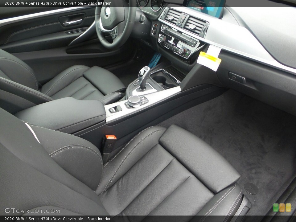 Black Interior Photo for the 2020 BMW 4 Series 430i xDrive Convertible #133274524