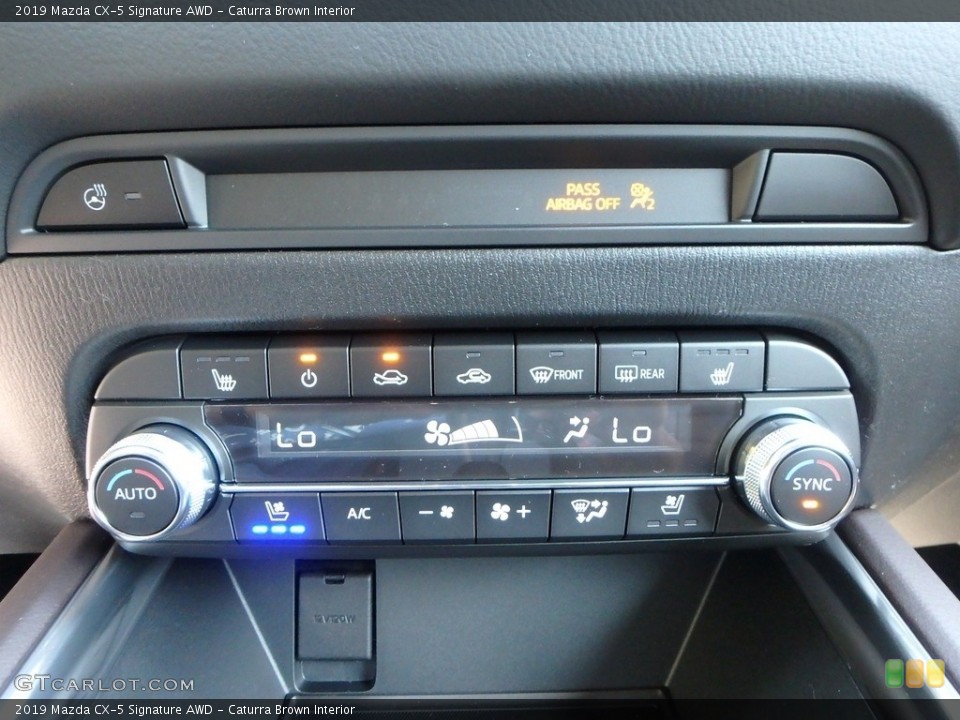 Caturra Brown Interior Controls for the 2019 Mazda CX-5 Signature AWD #133280170
