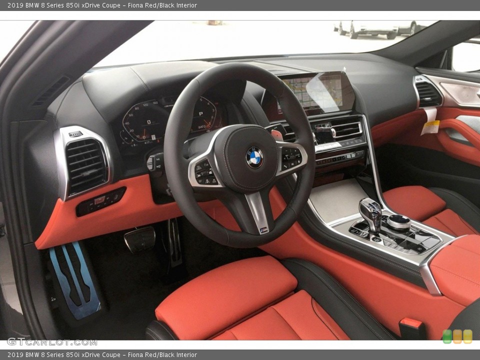 Fiona Red/Black Interior Photo for the 2019 BMW 8 Series 850i xDrive Coupe #133281268
