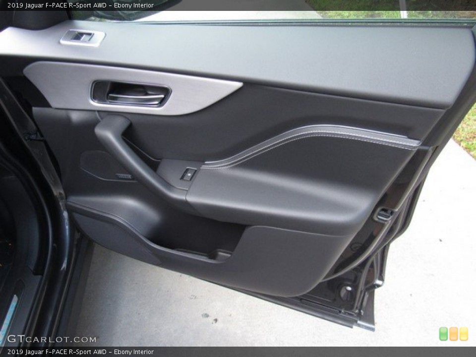 Ebony Interior Door Panel for the 2019 Jaguar F-PACE R-Sport AWD #133303056