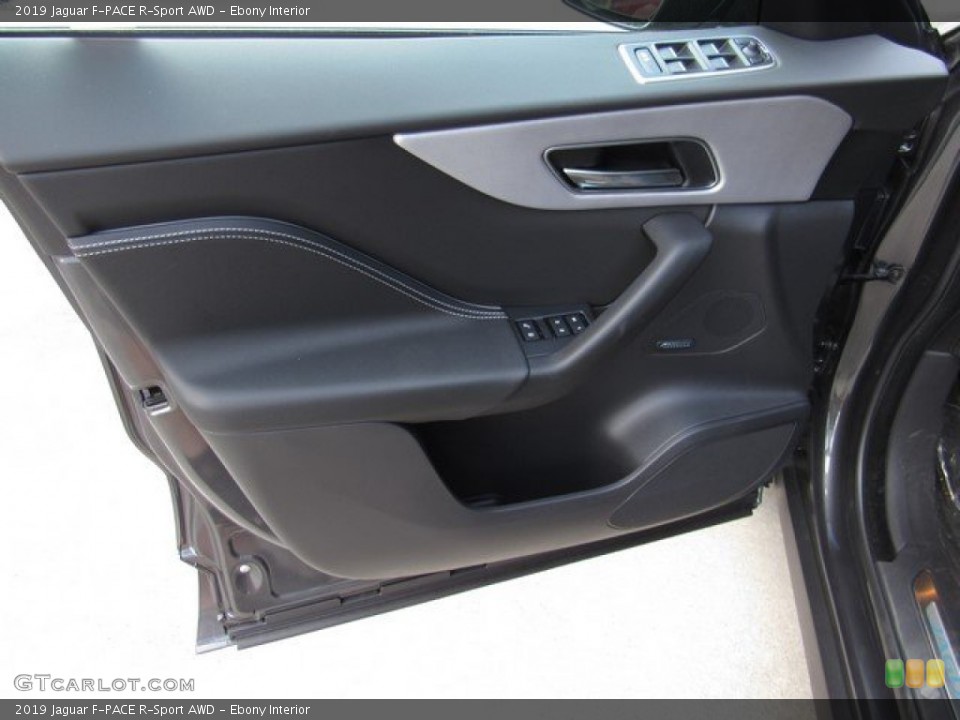 Ebony Interior Door Panel for the 2019 Jaguar F-PACE R-Sport AWD #133303101