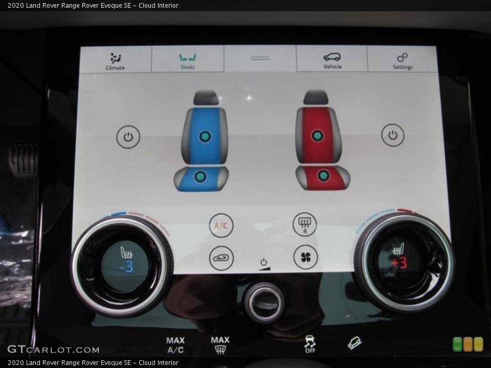 Cloud Interior Controls for the 2020 Land Rover Range Rover Evoque SE #133304442
