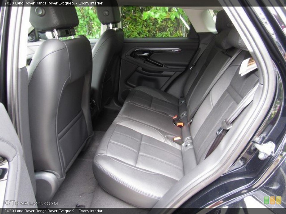 Ebony Interior Rear Seat for the 2020 Land Rover Range Rover Evoque S #133304742