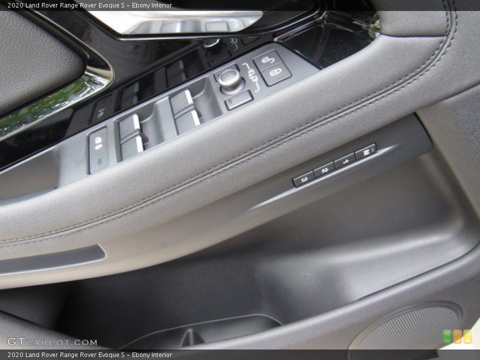 Ebony Interior Controls for the 2020 Land Rover Range Rover Evoque S #133304888