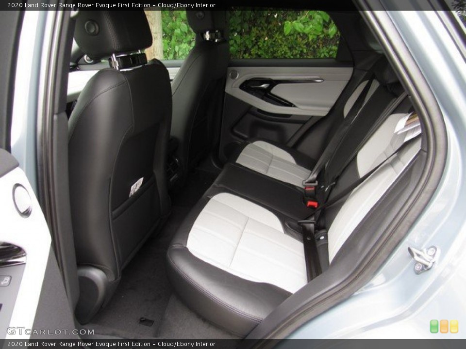 Cloud/Ebony Interior Rear Seat for the 2020 Land Rover Range Rover Evoque First Edition #133305306