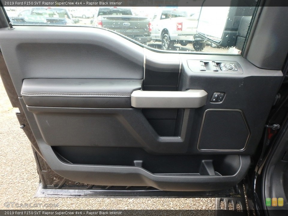 Raptor Black Interior Door Panel for the 2019 Ford F150 SVT Raptor SuperCrew 4x4 #133313871