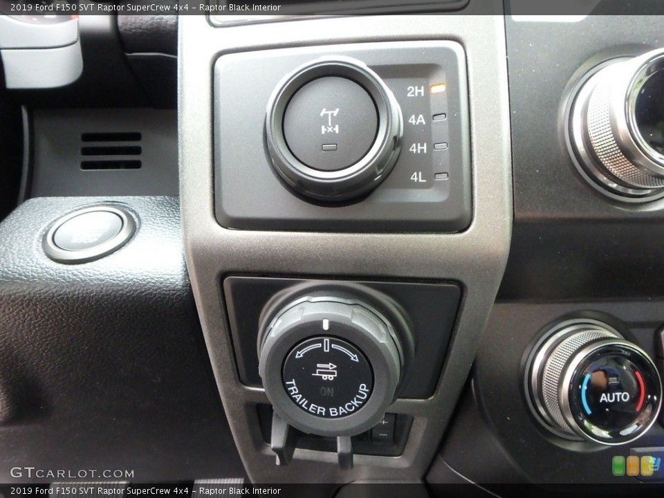 Raptor Black Interior Controls for the 2019 Ford F150 SVT Raptor SuperCrew 4x4 #133313973