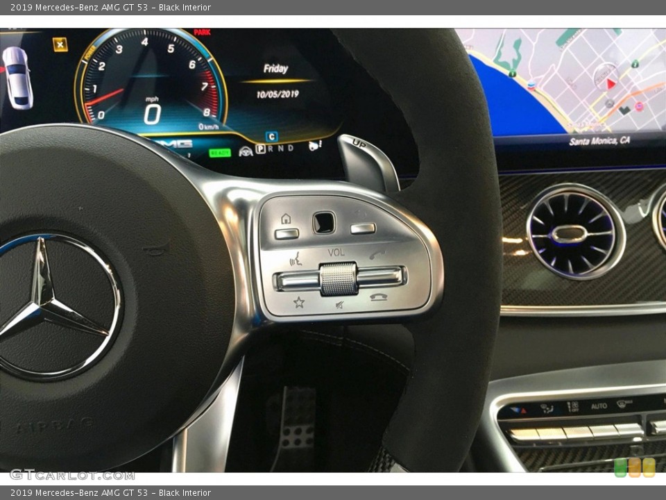 Black Interior Steering Wheel for the 2019 Mercedes-Benz AMG GT 53 #133316508