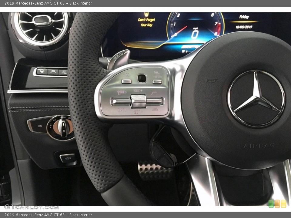 Black Interior Steering Wheel for the 2019 Mercedes-Benz AMG GT 63 #133317633