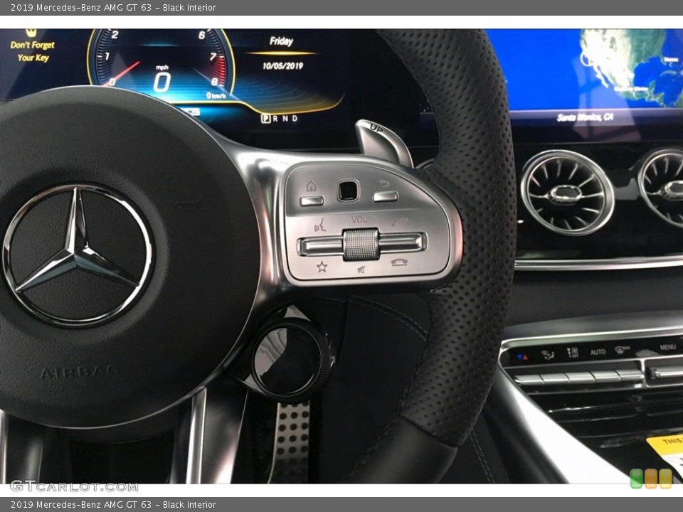Black Interior Steering Wheel for the 2019 Mercedes-Benz AMG GT 63 #133317684