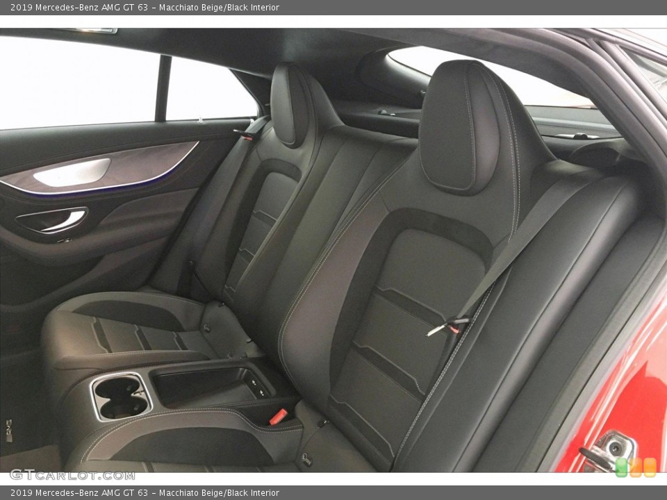 Macchiato Beige/Black Interior Rear Seat for the 2019 Mercedes-Benz AMG GT 63 #133318788