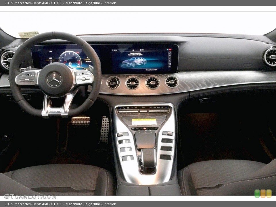 Macchiato Beige/Black Interior Dashboard for the 2019 Mercedes-Benz AMG GT 63 #133318865