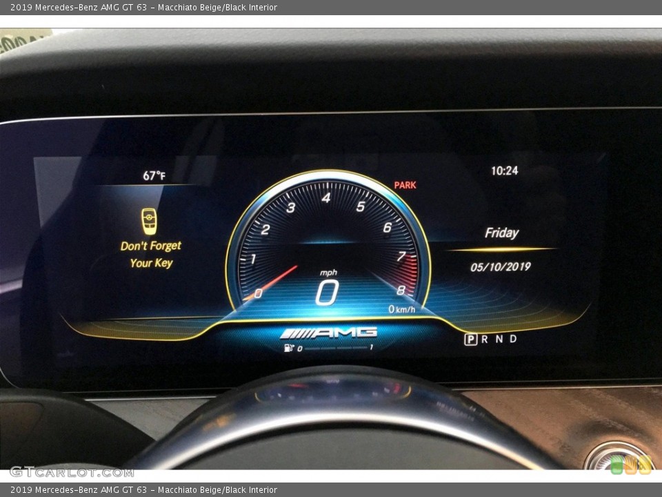 Macchiato Beige/Black Interior Gauges for the 2019 Mercedes-Benz AMG GT 63 #133318992