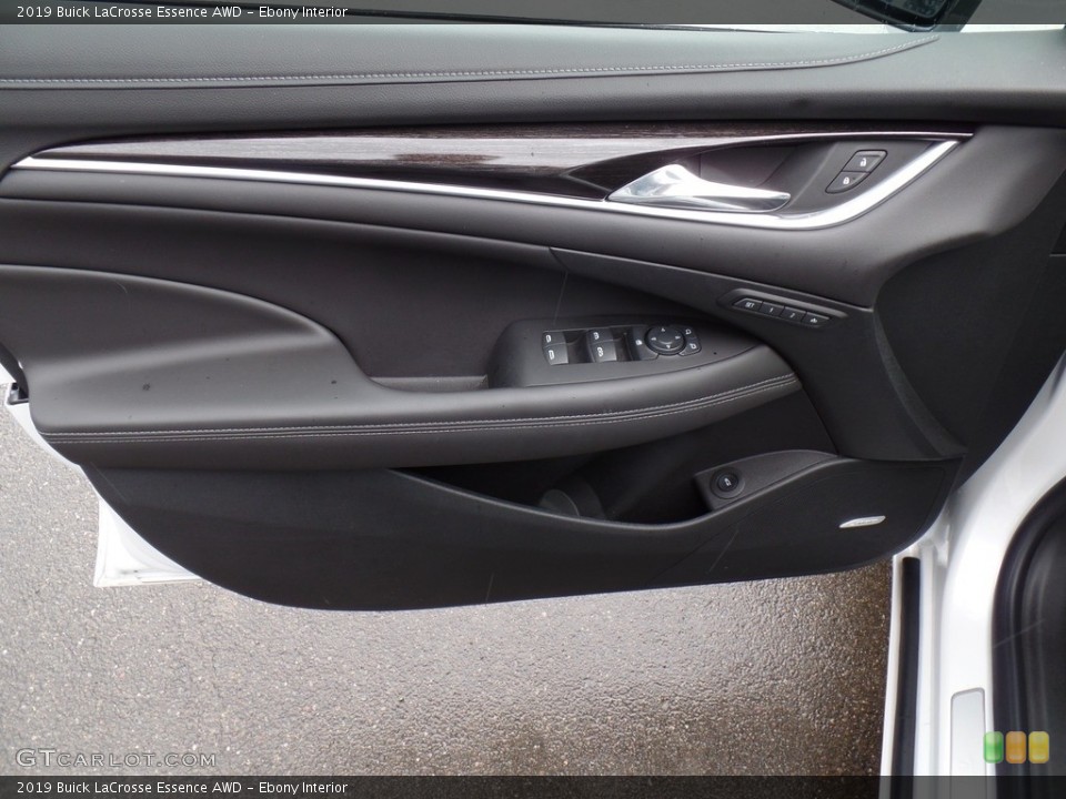 Ebony Interior Door Panel for the 2019 Buick LaCrosse Essence AWD #133322307