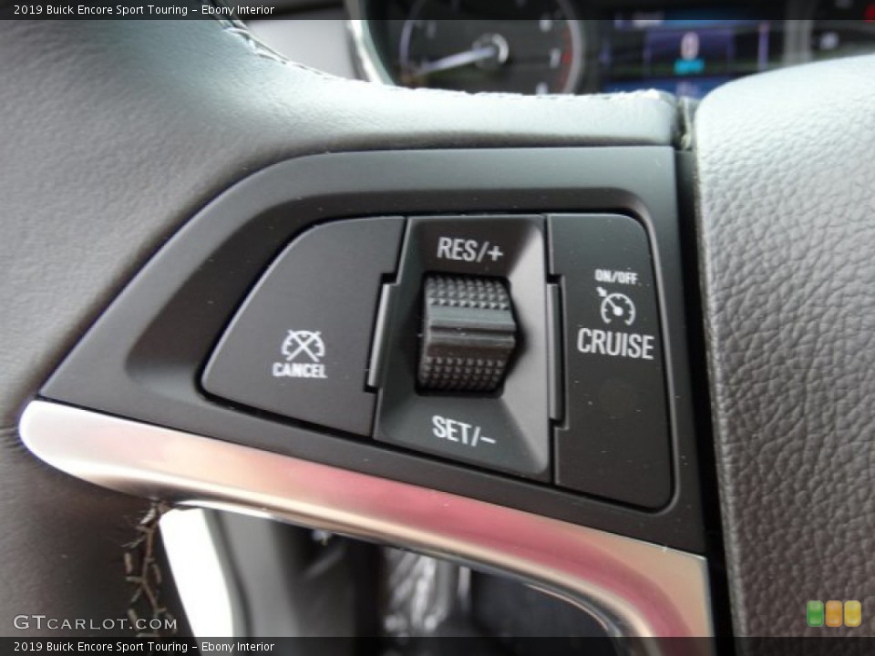 Ebony Interior Steering Wheel for the 2019 Buick Encore Sport Touring #133325805