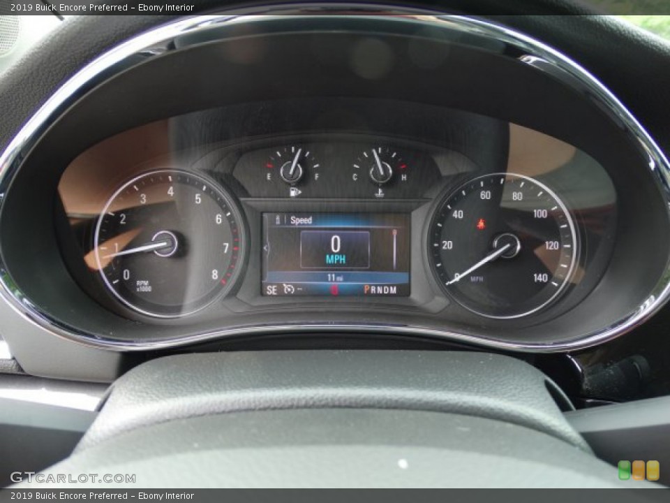 Ebony Interior Gauges for the 2019 Buick Encore Preferred #133326278