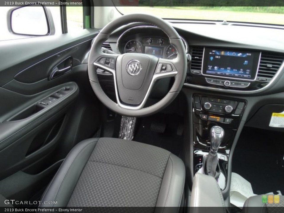 Ebony Interior Dashboard for the 2019 Buick Encore Preferred #133326387