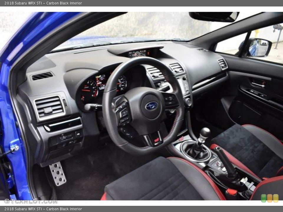 Carbon Black Interior Photo for the 2018 Subaru WRX STI #133331559