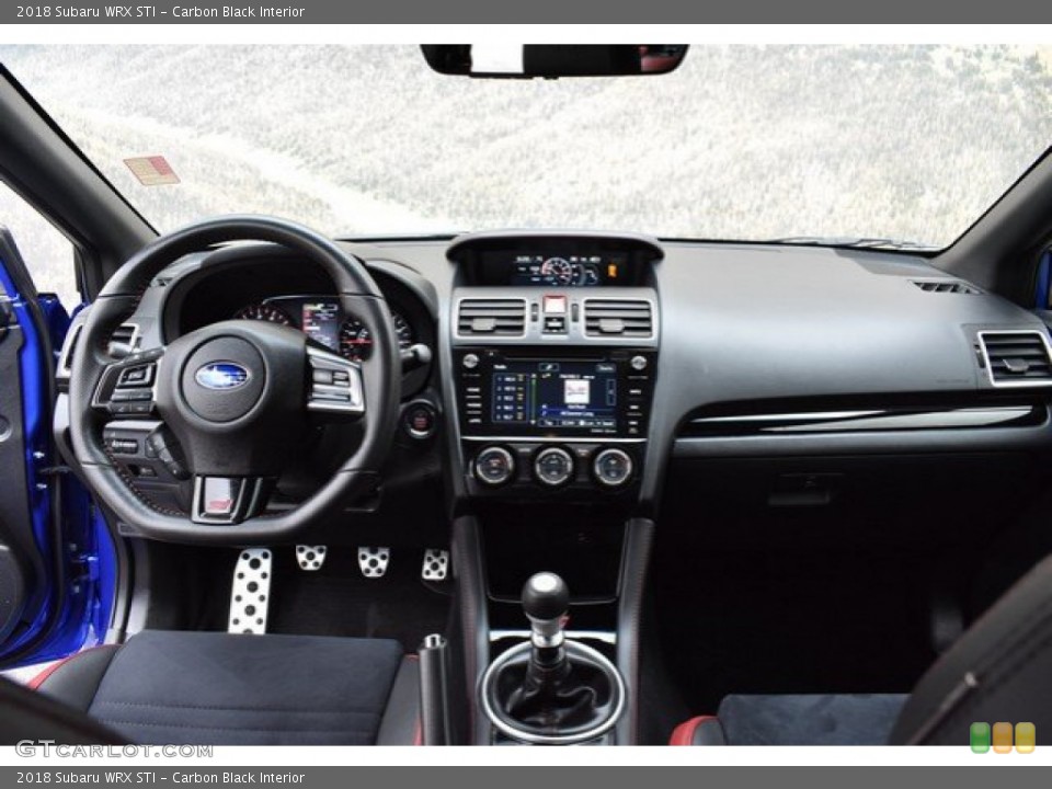 Carbon Black Interior Dashboard for the 2018 Subaru WRX STI #133331580