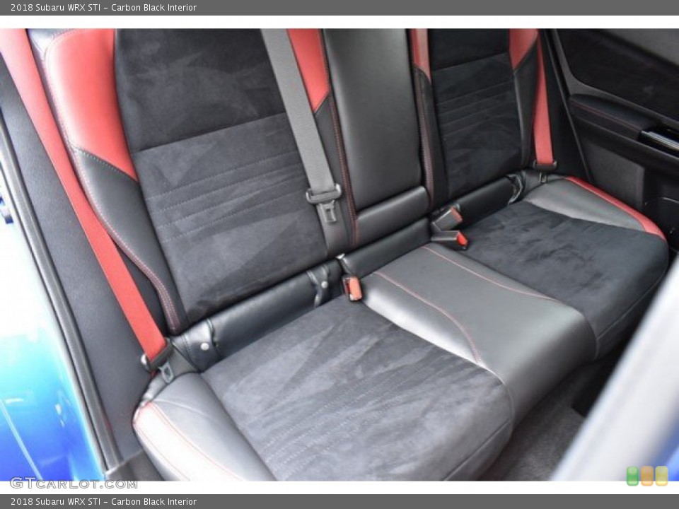 Carbon Black Interior Rear Seat for the 2018 Subaru WRX STI #133331667