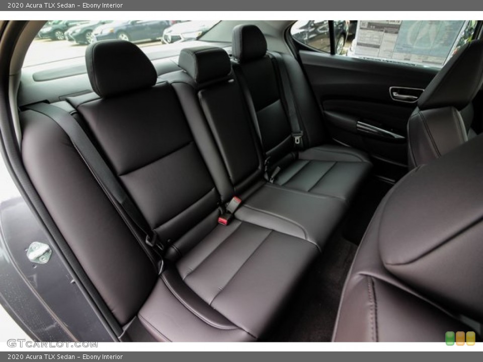 Ebony Interior Rear Seat for the 2020 Acura TLX Sedan #133349286