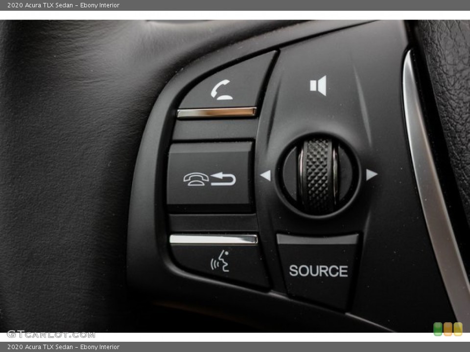 Ebony Interior Steering Wheel for the 2020 Acura TLX Sedan #133349547