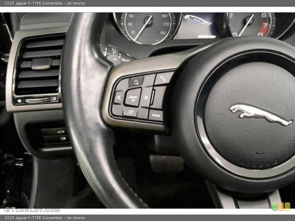 Jet Interior Steering Wheel for the 2015 Jaguar F-TYPE Convertible #133357377