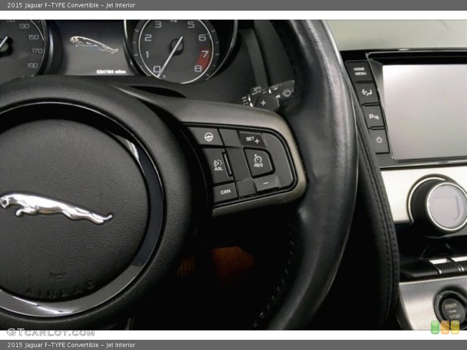 Jet Interior Steering Wheel for the 2015 Jaguar F-TYPE Convertible #133357383