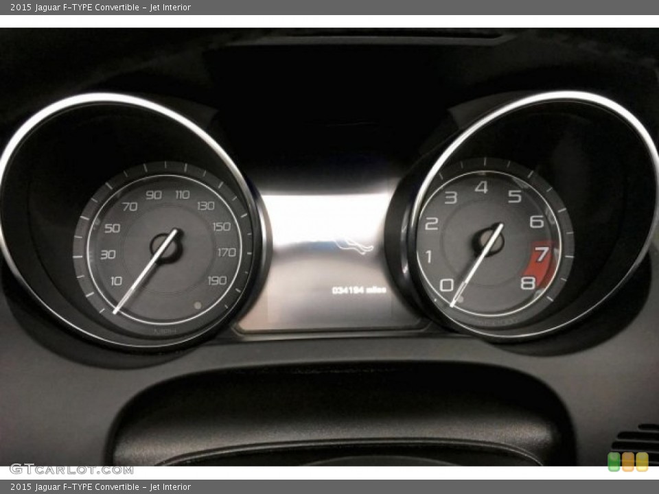 Jet Interior Gauges for the 2015 Jaguar F-TYPE Convertible #133357386