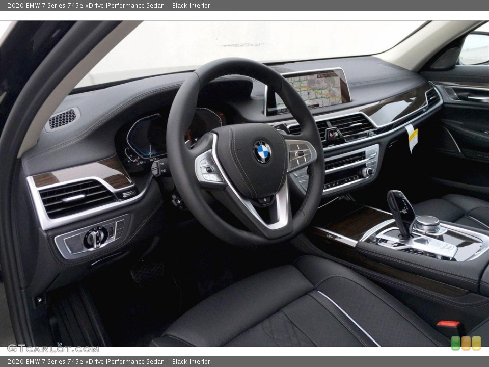 Black Interior Front Seat for the 2020 BMW 7 Series 745e xDrive iPerformance Sedan #133359464