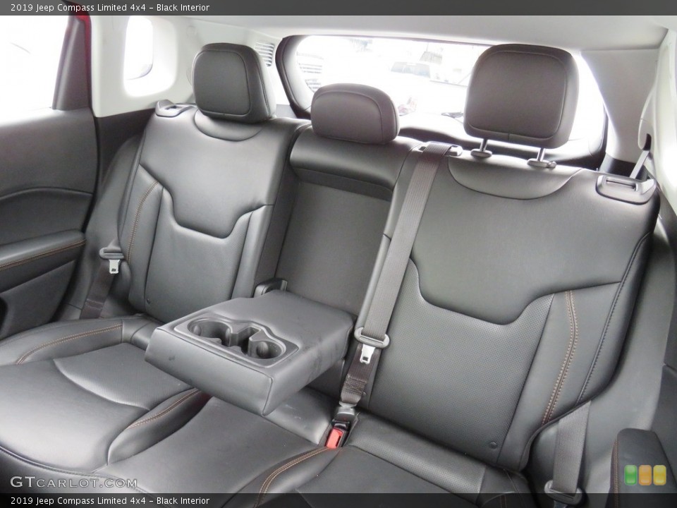 Black Interior Rear Seat for the 2019 Jeep Compass Limited 4x4 #133360283
