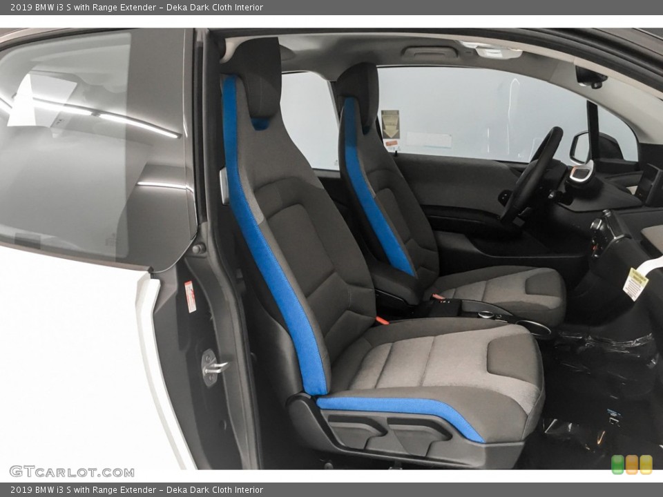 Deka Dark Cloth Interior Front Seat for the 2019 BMW i3 S with Range Extender #133363196