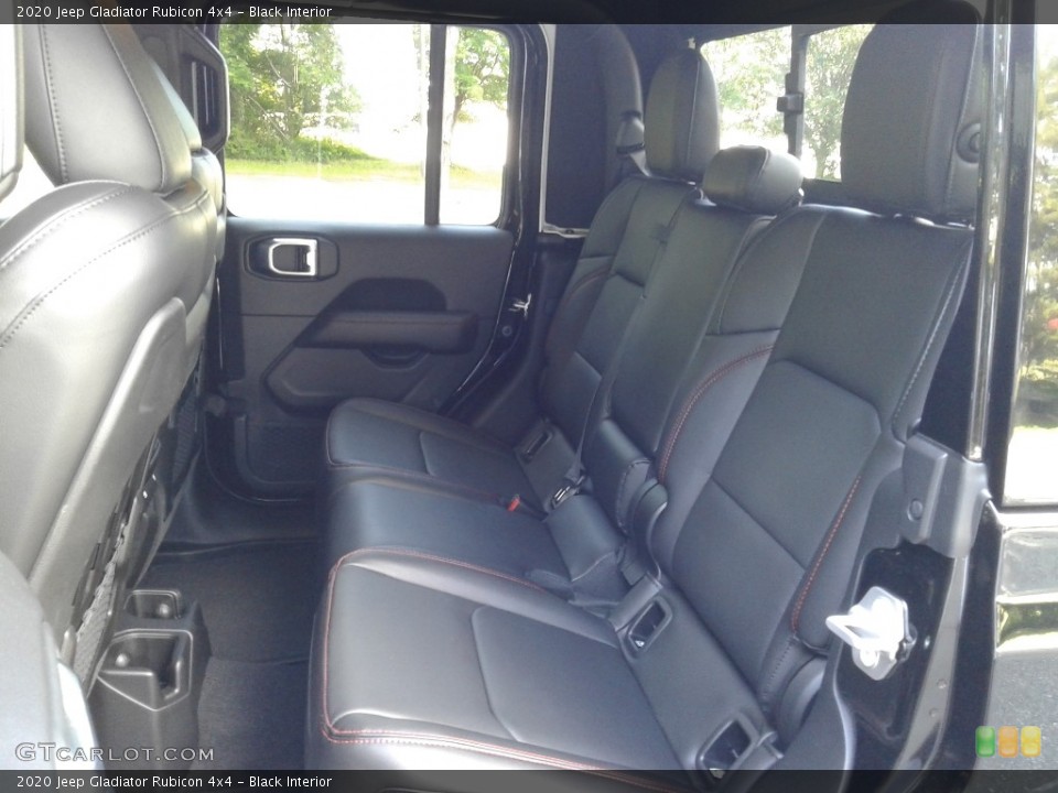 Black Interior Rear Seat for the 2020 Jeep Gladiator Rubicon 4x4 #133368542