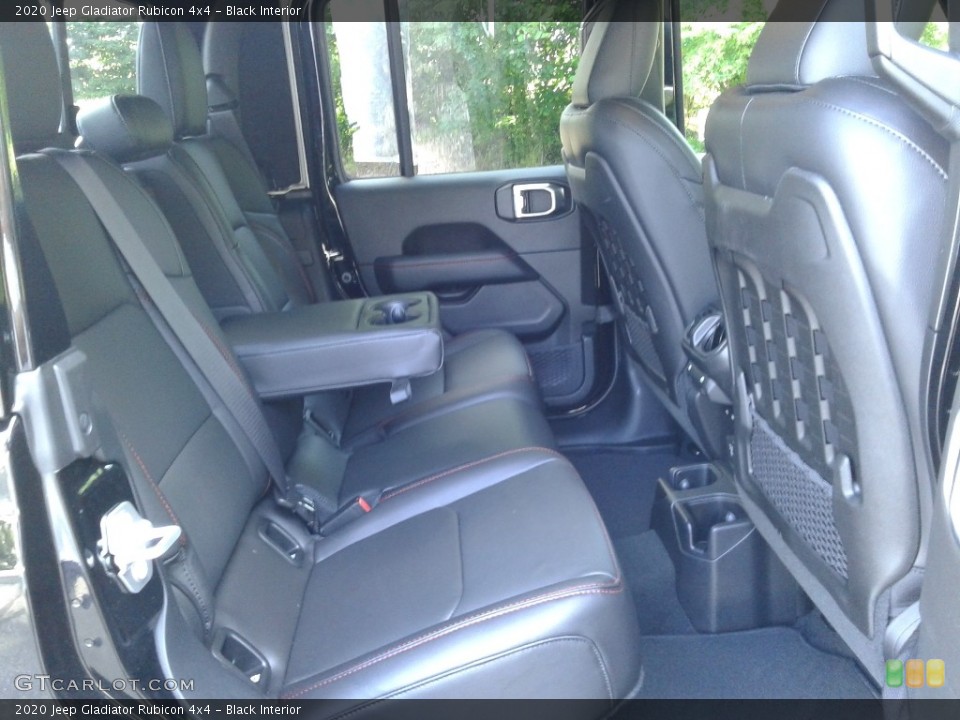 Black Interior Rear Seat for the 2020 Jeep Gladiator Rubicon 4x4 #133368677