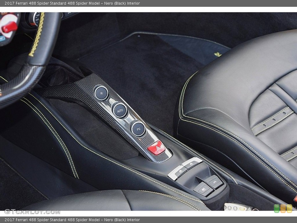 Nero (Black) Interior Transmission for the 2017 Ferrari 488 Spider  #133380535